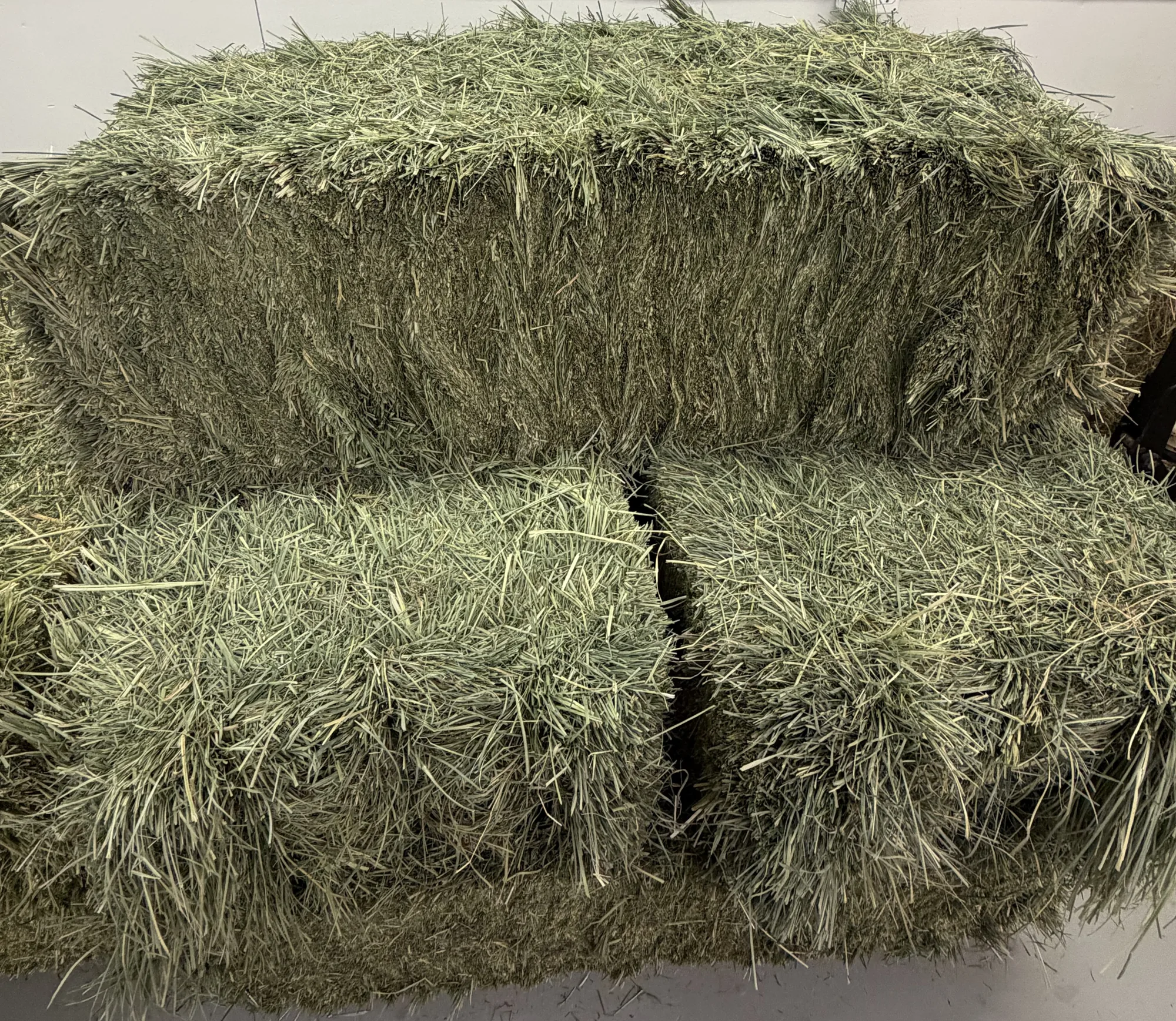 Genuine Q4 hay bales ready for customers